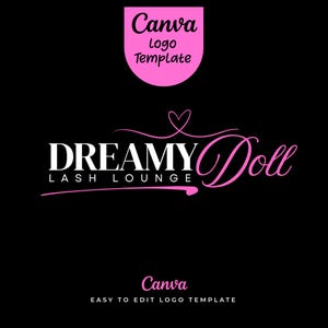 Logo Design, Logo Template, Lash Logo, Hair Logo, DIY Beauty Logo, Luxe Makeup Logo, Nails Logo, Premade Logo Design Custom