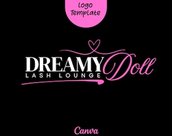 Logo Design, Logo Template, Lash Logo, Hair Logo, DIY Beauty Logo, Luxe Makeup Logo, Nails Logo, Premade Logo Design Custom