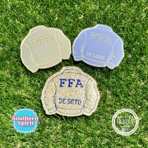 FFA Jacket Cutout or Acrylic for Hoco Homecoming Mums and Garters