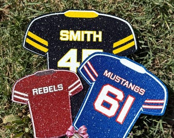 Hoco Homecoming Custom Football Jersey Sublimation Cutout for Mums and Garters