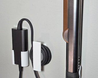 Dyson Airstrait Holder - Wall Mounted - Sleeve and Cable Management