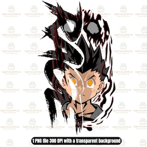 Anime PNG File Design for Sublimation, DTF, DTG, Screen Printing, Printable Vinyl and More! (Digital Download)
