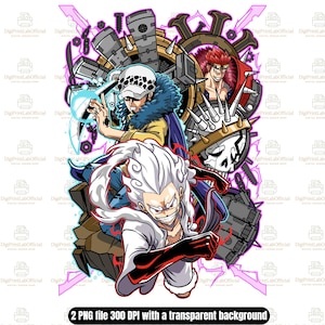 Anime PNG Files Designs for Sublimation, DTF, DTG, Screen Printing, Printable Vinyl and More! (Digital Download)