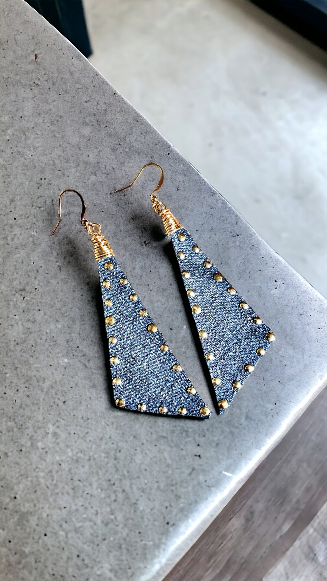 Weston Denim Earrings main image 1