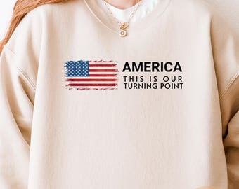 愛国的なアメリカのスウェットシャツ：これが転換点だ - チャーリーのご冥福をお祈りします