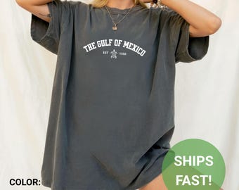 Gulf Coast T-shirt, Mexikos strandtröja, Gulf Apparel