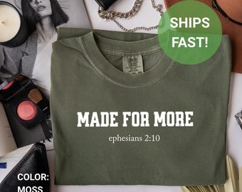 Camiseta "Colores cómodos para más": Versículo bíblico cristiano