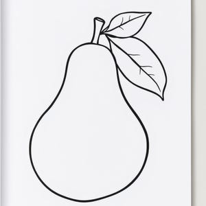 Fruits Coloring Book for Toddlers | Printable Activity | Bel & Bubba Digital Download