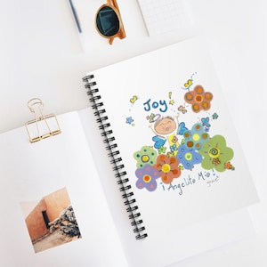 Joy - Angelito Mío Notizbuch, Geschenk zur Inspiration, Schreiben Sie über das, was Sie glücklich macht