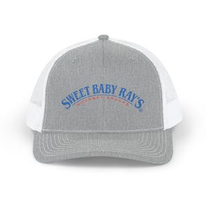 Sweet Baby Ray&#39;s Snapback Trucker Cap, Trendy Cap, Food Lover Gift, Summer Beach Hat, BBQ Accessory, Outdoor Fun Gear