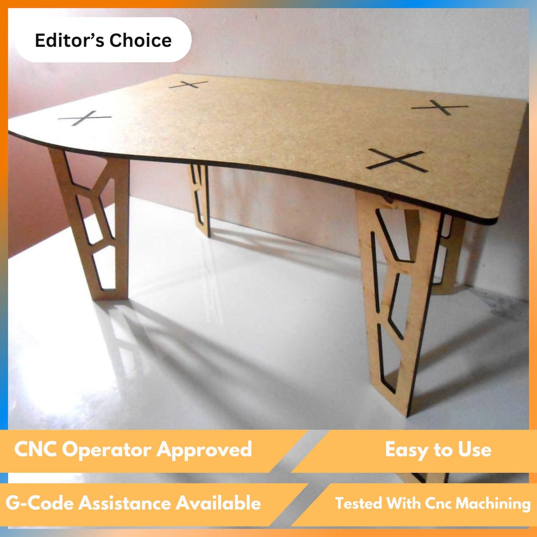 Cnc Router Svg CNC Router Wooden Table Cutting File: SVG, DXF, Vcarve (instant ...