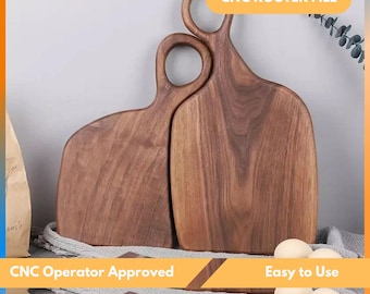 Cnc Files For Cutting Board, Cheese Board Cnc Router Files, Dxf, Stl, Svg