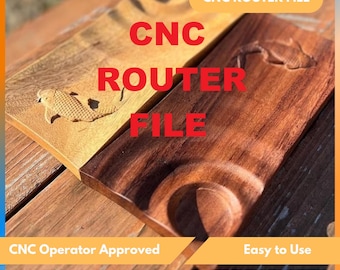 Sushi Plate Cnc Router Files - Tray Stl Files – Wood, Digital Instant Download
