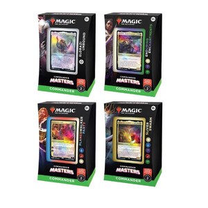 Conjunto de 4 baralhos Magic The Gathering Commander Masters Commander Deck Bundle