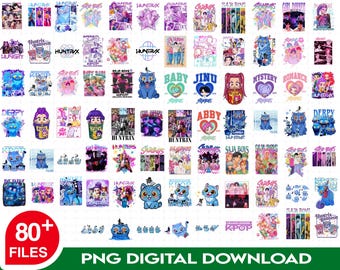 80+ Saja Boy Kpop Demon Hunters PNG Files For Sublimation, Huntrix Girls Kpop Demon Inspired Movie Png, Saja Boy Band PNG, Girl Dinner PNG.