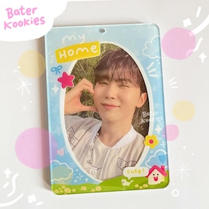 Kpop photo card holder cute acrylic card holder kpop fan gift