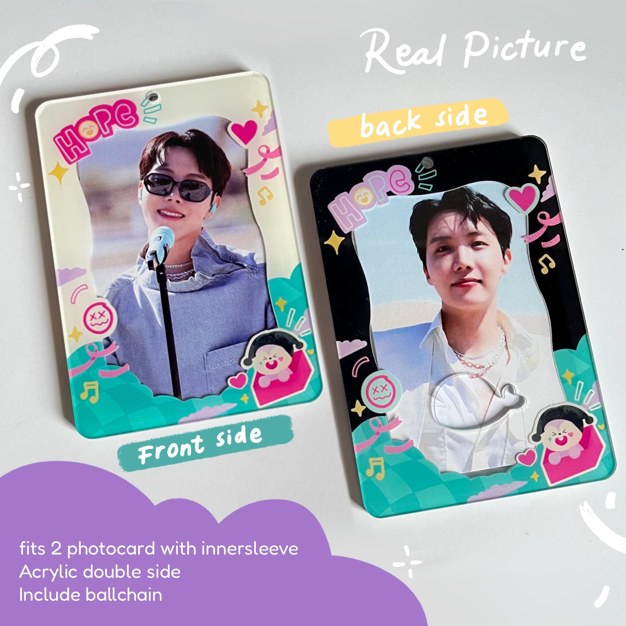 J-hope BTS Photocard Holder: Acrylic Kpop Card Protector - Etsy