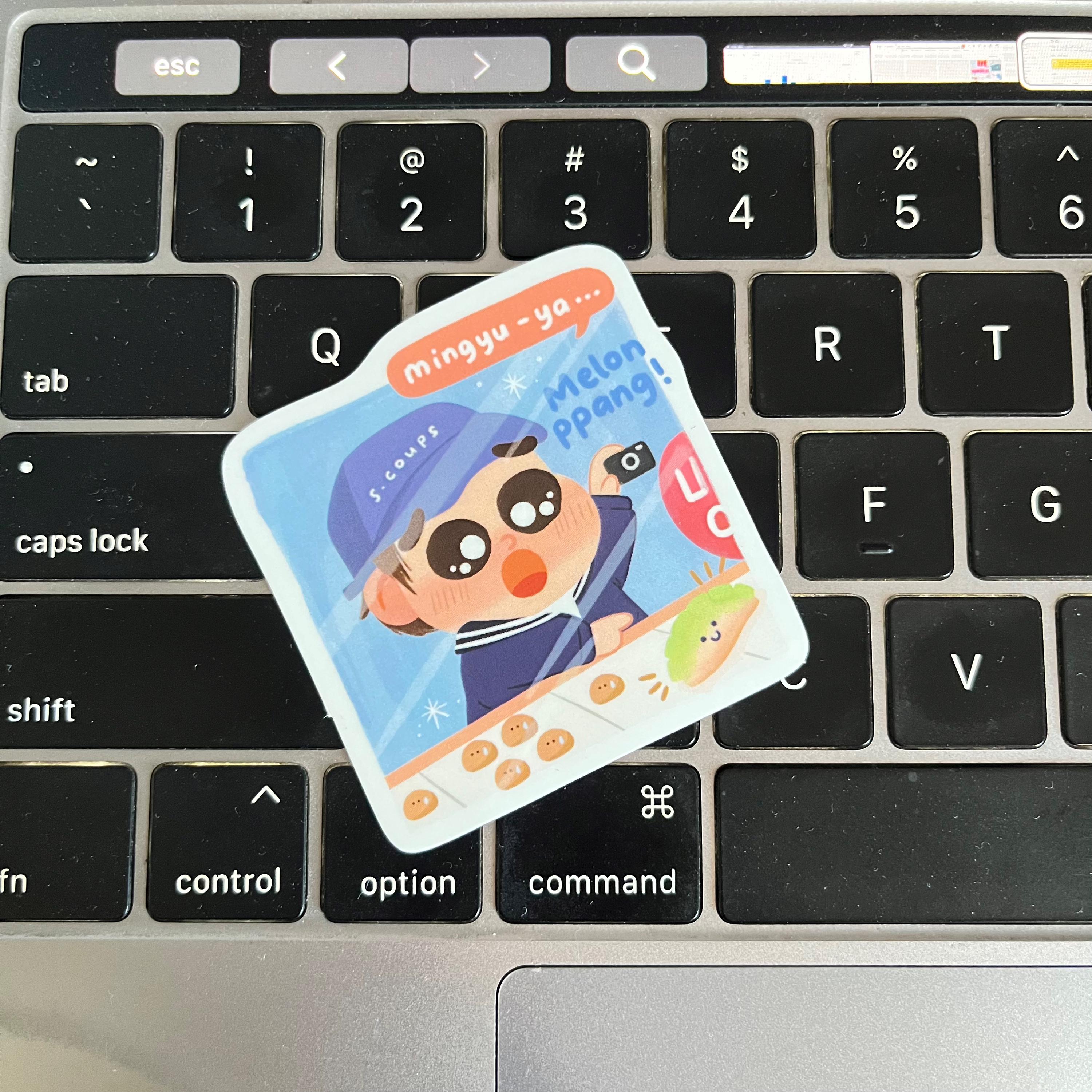 Scoups Seventeen Melon Ppang Sticker: Kpop Waterproof Vinyl Sticker - Etsy