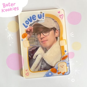 Kpop fotokortshållare: Bread Love U! Akrylkortskydd