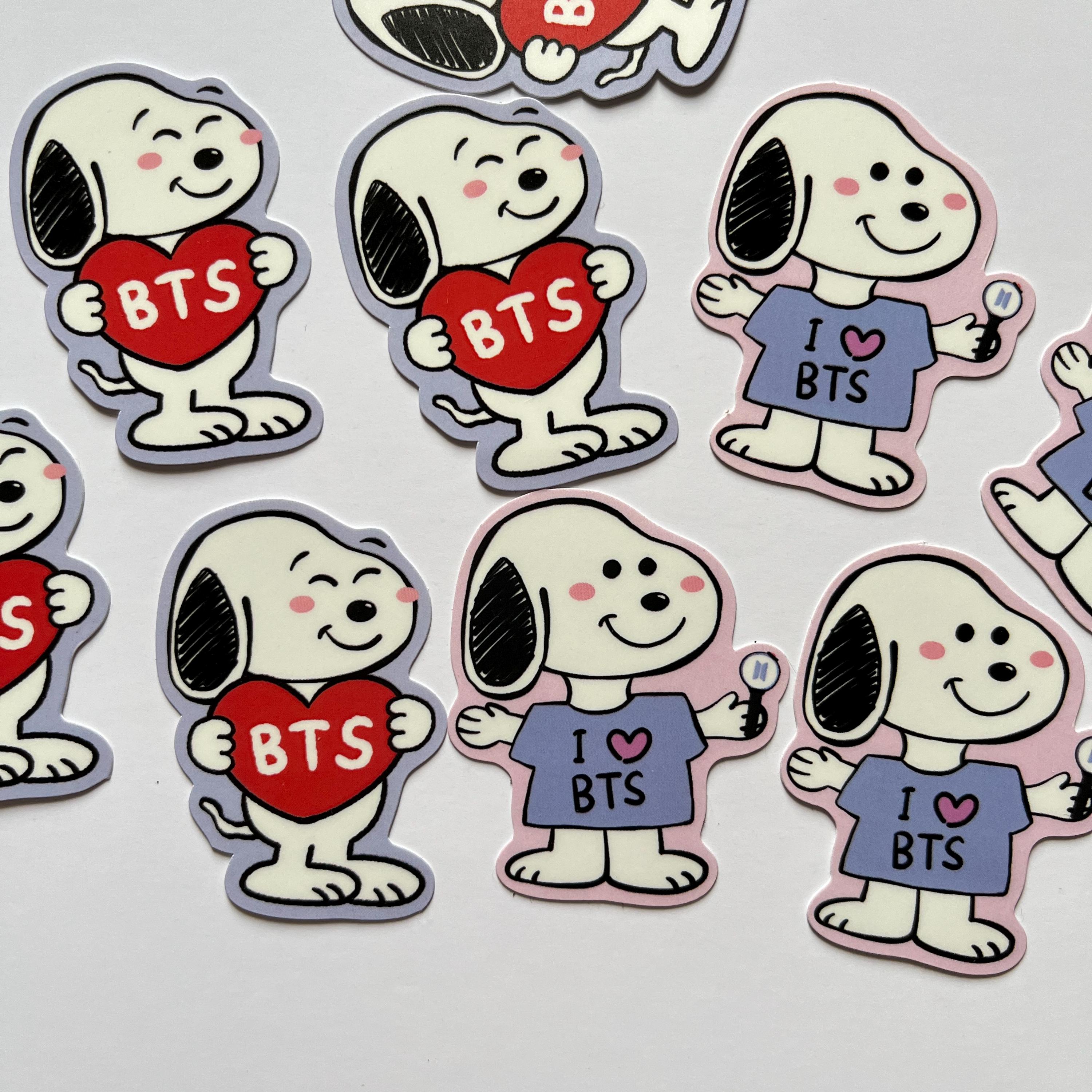 BTS Army Dog Vinyl Sticker: Kpop Laptop Decal - Etsy