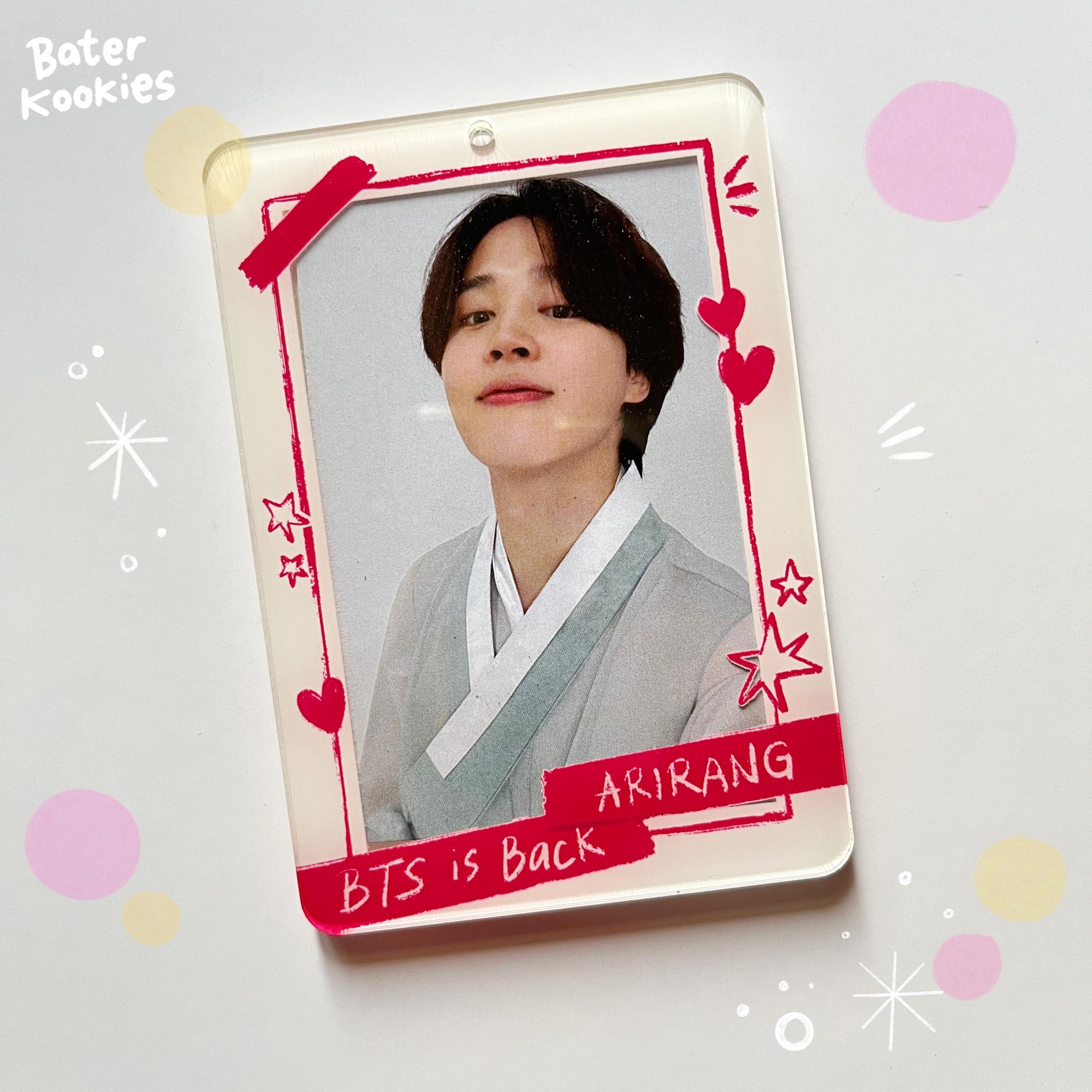 BTS Arirang Photocard Holder: Acrylic Holder, Comeback Album, Kpop