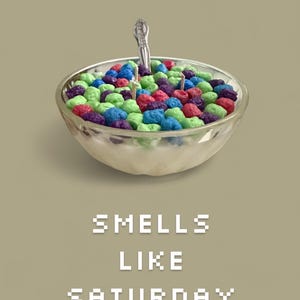 Geparfumeerd met granen|Candle Bowl|Captain Crunch|Fruit Loops| Zaterdagochtend