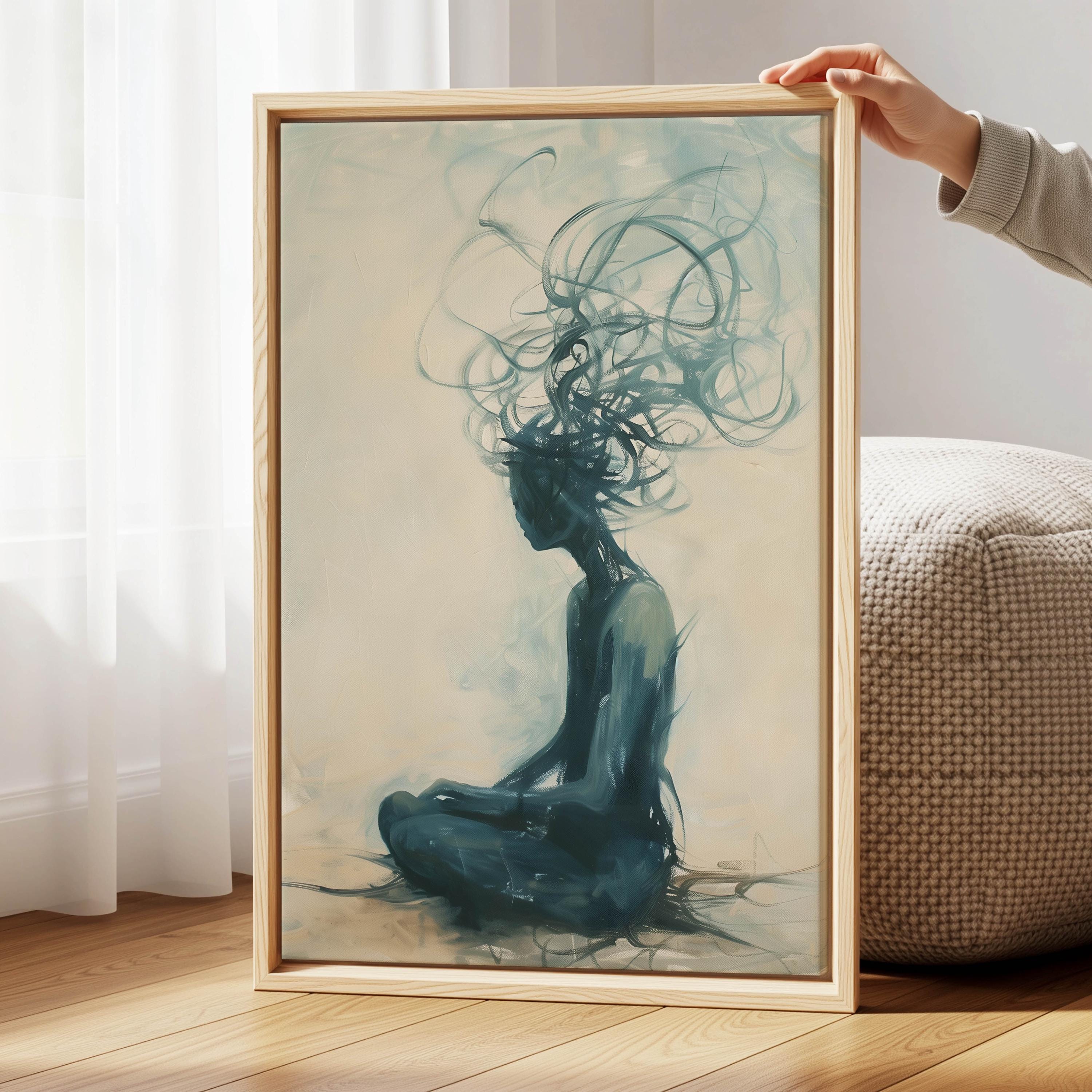 Abstract Chaotic Poster - Etsy