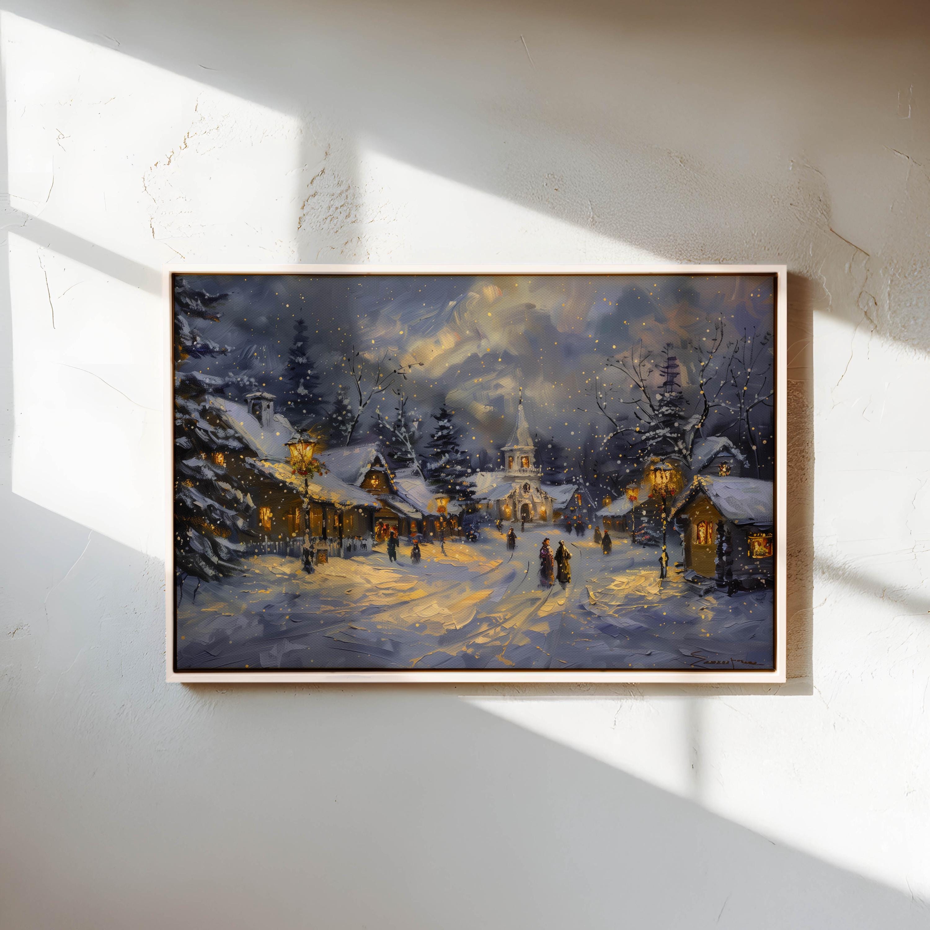 Thomas kinkade christmas houses - Etsy 日本