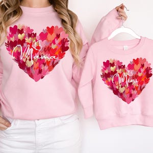 Mommy and me Valentines Shirt Mommy Mini Matching Valentines Shirt Mom and Daughter matchin Valentines day Shirt Gift for her Heart Cute Tee