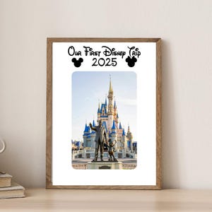 Disney Character Photo Mat | Disney Autographs | Character Signatures Disney World | Autographs Souvenir | Autograph Frame | Photo Mat Frame
