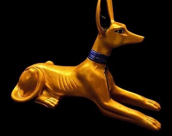 Egyptisch Anubis-beeld - Jakhalsgod woondecoratie