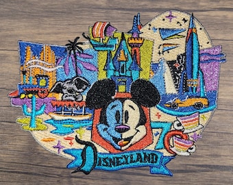 Happiest Park 70th Anniversary Celebration Iron-On Embroidered Patch
