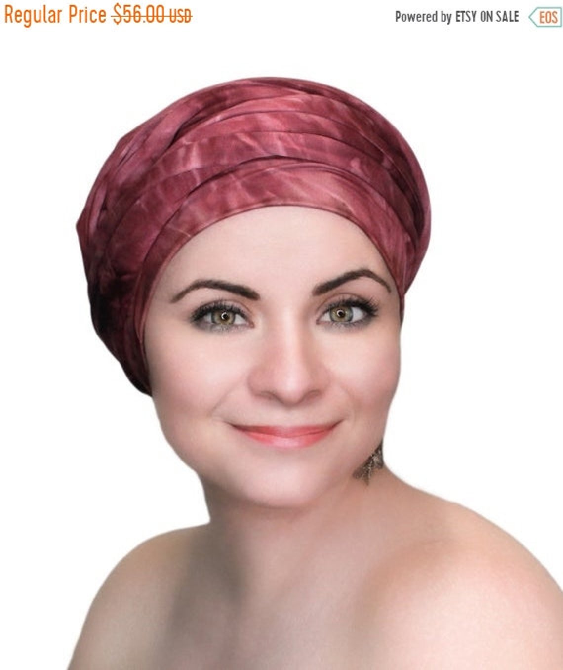 RETIREMENT SALE Save 50 Turban Diva Wine Turban Burgundy Tie Etsy