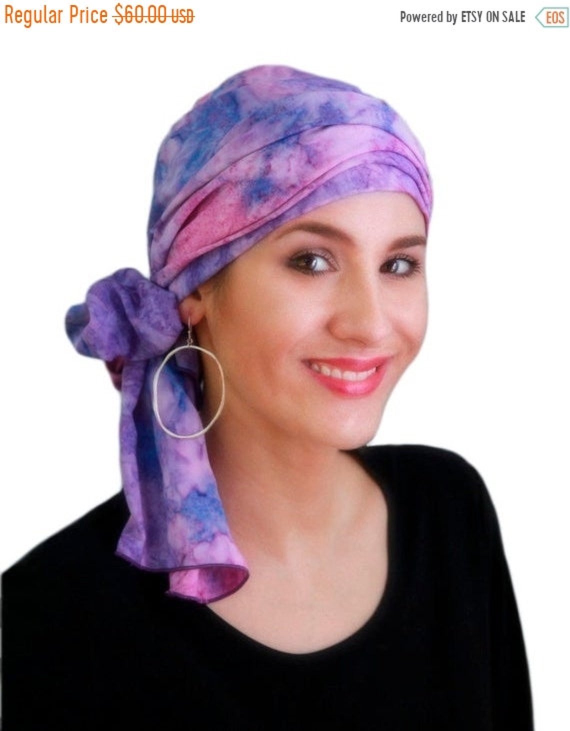 RETIREMENT SALE Turban Diva Purple Lavender Pink Turban Hat | Etsy