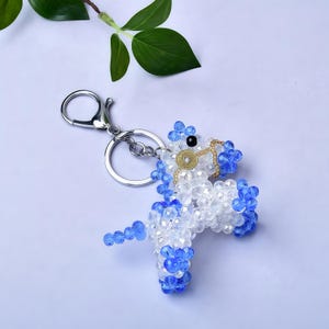 Handmade Unicorn Keychain, Bag Charms Keychain,Car Keyring,Cell phone Chain,Hand-Woven Chain,Lucky Purse Charms.Gift to Friend,Family