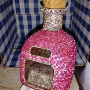 New large rhinestone bling patron bottle(EMPTY)