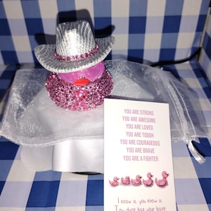 Neues schönes handgemachtes Brustkrebsbewusstseinsstrassstein-Geschenkset