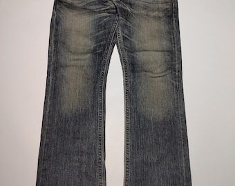 Vintage Edwin 503 Blue Trip Flare Jeans - Y2K Boot Cut Denim W31