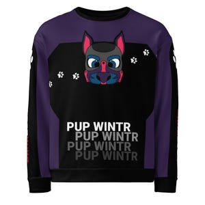 Custom Pup Sweatshirt - BadPups Puppy / Pet Play Long Sleeve Sweatshirt