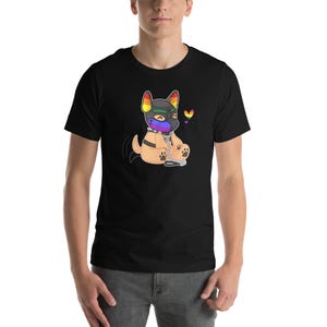 Pride Puppy Play Hood Waffle Teddy Tee