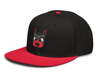 BadPups Puppy Play-snapbackhoed - rood (meerdere stijlen)