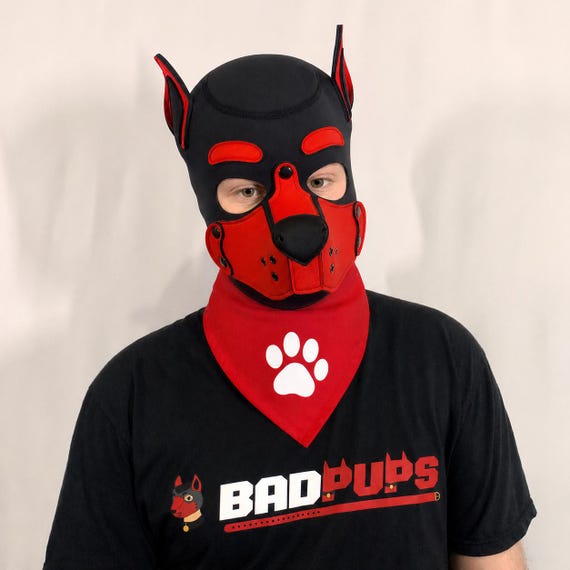 Red Paw Print Bandana