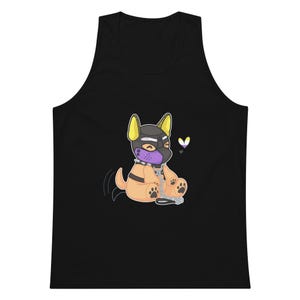 BadPups Waffle Non-Binary Puppy Play Tank Top