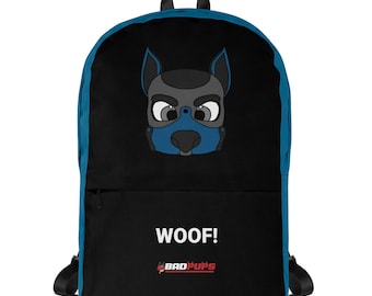 Inslag! Puppy Play Pride-rugzak van BadPups - blauw/kobalt