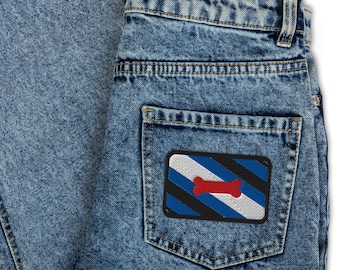 Puppy Pride-vlag geborduurde patch: opnaaien/opstrijken/opprikken | Spelen met pups