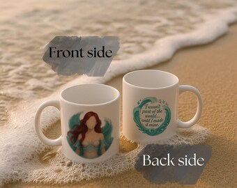 Inspirational Mermaid Mug: Brave Women, Ocean Colors