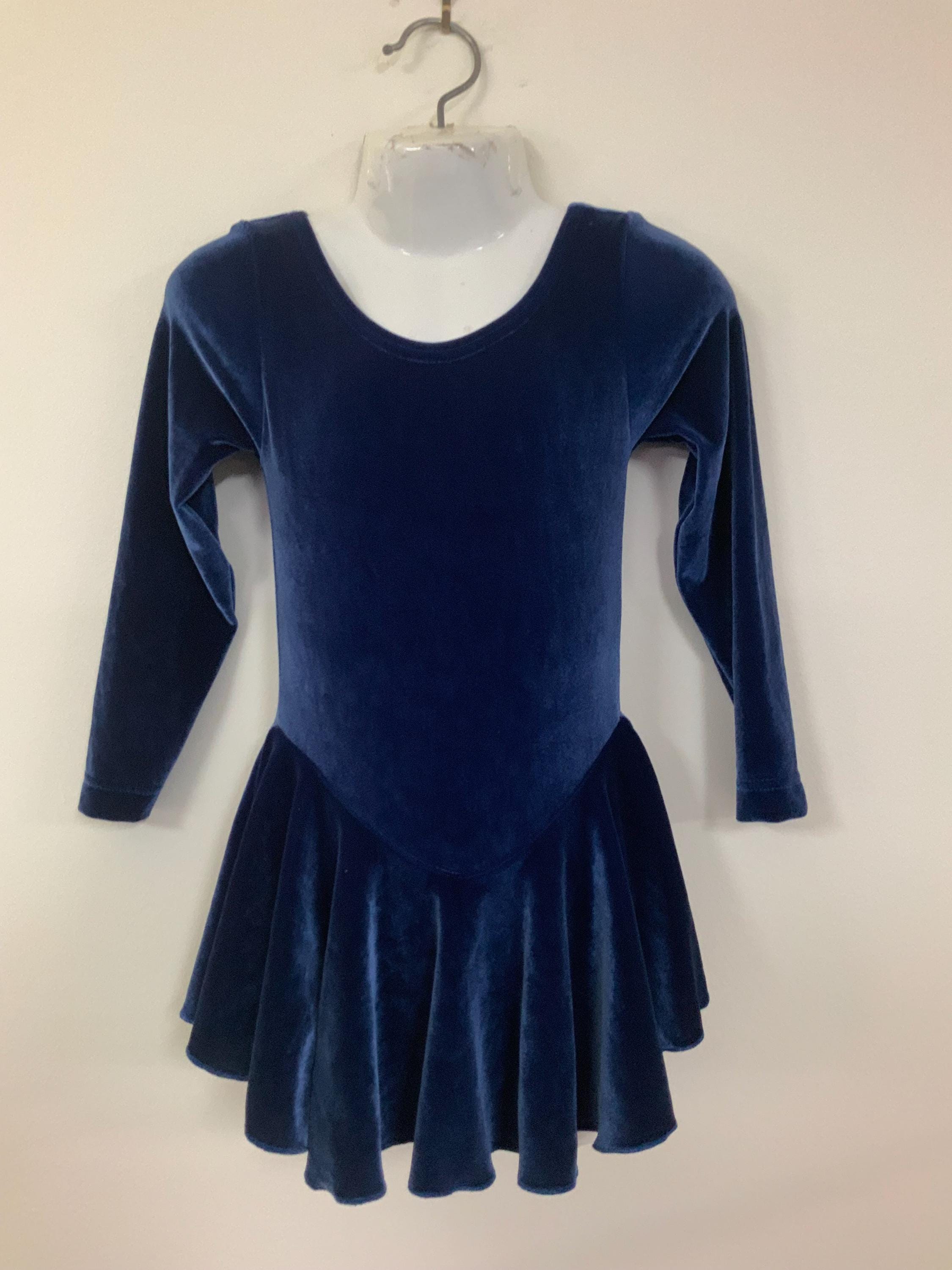 Dark Blue Figure Skating Dress - Etsy