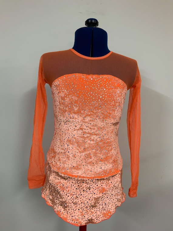 orange skating dress Amazon.com: JoyCan Orange Sleeveless Figure Skating Dress for Women with  Stretch Fabric Beautiful Ice Skating Outfit : Clothing, Shoes & Jewelry