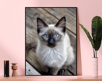 Cute Abyssinian Kitten Photo Puzzle | Cat Jigsaw Puzzle | Family Fun Activity | Cat Lover Gift | Pet Memorial