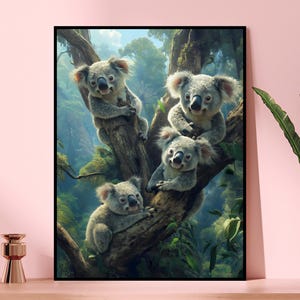 Nature-Inspired Koala Puzzle | Perfect Family Activity, Gift for Wildlife Lovers, Eco-Friendly Fun, 110-1014 pieces